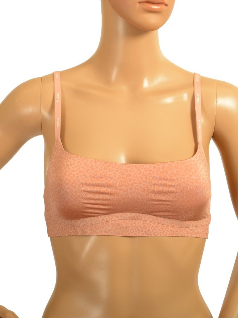 Hugo Boss Women's Animal Print Pink Bralette Bra US S IT 40